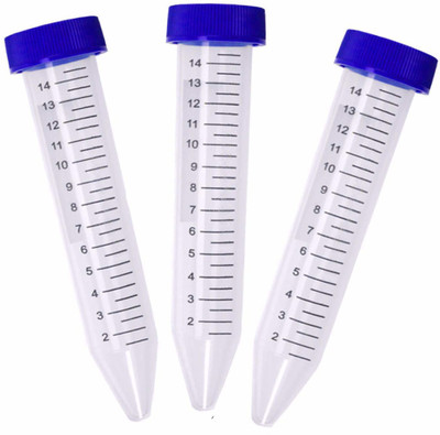 HOMEOTRADE 15 ml Rimmed Polypropylene Test Tube(12 cm 408.6 K Pack of 50)