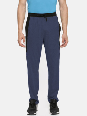 Dollar Solid Men Blue Track Pants