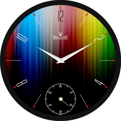 45% OFF on Regent Analog 28 cm X 28 cm Wall Clock(Black, With Glass) 45% OFF on Regent Analog 28 cm X 28 cm Wall Clock(Black, With Glass)
