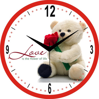 53% OFF on Regent Analog 28 cm X 28 cm Wall Clock(Red, With Glass) 53% OFF on Regent Analog 28 cm X 28 cm Wall Clock(Red, With Glass)