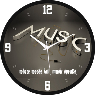 33% OFF on Regent Analog 31 cm X 4 cm Wall Clock(Black, With Glass)