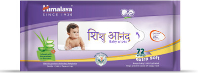 HIMALAYA Shishu Anand Baby Wipes 72 Count