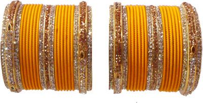 RENOY Metal Zircon Bangle Set(Pack of 42)