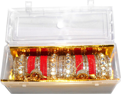 RENOY Metal Zircon Bangle Set(Pack of 58)