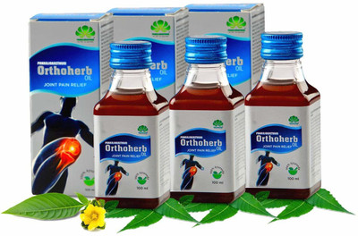 pankajakasturi OrthoHerb Oil - 3 x 100 ml Packs Liquid(3 x 100 ml)