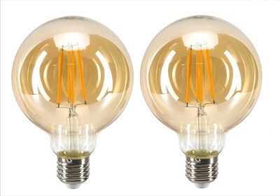 Hybrix 4 W Decorative E27, E26 Decorative Bulb(Gold, Pack of 2)