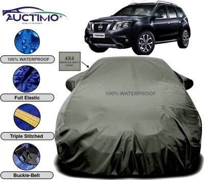 AUCTIMO Car Cover For Nissan Terrano (With Mirror Pockets)(Green)