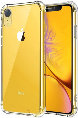 MobiSpiff Back Cover for Apple iPhone XR(Transparent, Camera Bump Protector, Silicon, Pack of: 1)