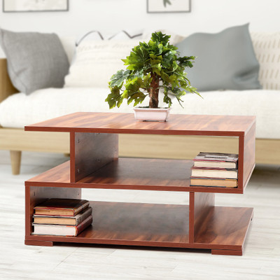 Evok Arlo Engineered Wood Coffee Table(Finish Color - Oak Cherry)