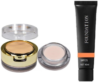 GFSU 2 in 1 Primer & Concealer With Matte Cream Foundation(2 Items in the set)