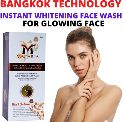 MACARIA fairness face wash for women / kojic face wash / glutathione skin whitening face wash Face Wash(60 ml)