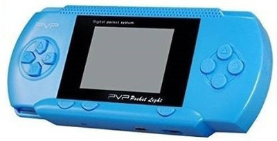 Clubics PVP BLUE GAMING CONSOLE WITH 3D SOUND & LCD DISPLAY-PVP (blue) 1 GB with SUPER MARIO(Blue)
