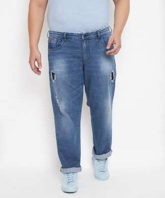 Instafab Plus Regular Men Blue Jeans
