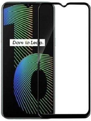 HOBBYTRONICS Edge To Edge Tempered Glass for Realme Narzo 10/10A(Pack of 1)