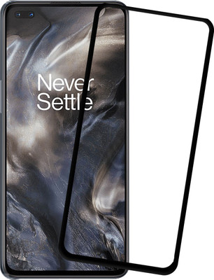 Karpine Edge To Edge Tempered Glass for OnePlus Nord(Pack of 1)