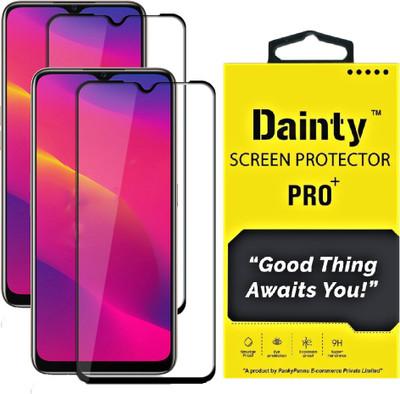 Dainty Edge To Edge Tempered Glass for Oppo A5 2020, Oppo A9 2020(Pack of 2)