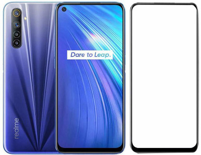 BRENZZ Edge To Edge Tempered Glass for Realme 6(Pack of 1)