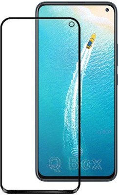 Q Box Edge To Edge Tempered Glass for Vivo v19 neo(Pack of 1)