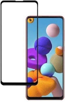 BRENZZ Edge To Edge Tempered Glass for Samsung Galaxy A21s(Pack of 1)