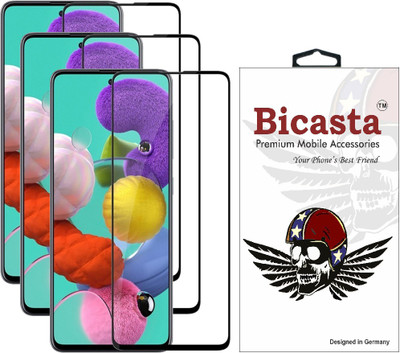 Bicasta Edge To Edge Tempered Glass for Mi Redmi 9 Prime(Pack of 3)
