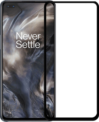 Karpine Edge To Edge Tempered Glass for OnePlus Nord(Pack of 1)