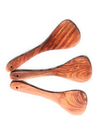 SKH WOODEN RICE SPOON {SET OF 3} Wooden Serving Spoon Set(Pack of 3)