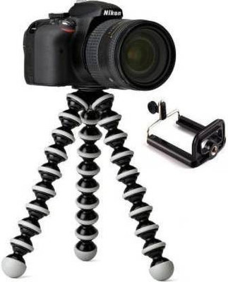 XGMO Octopus Gorilla Tripod 13" Inch - Super Flexible Foldable for All Smartphone Action and DSLR Camera