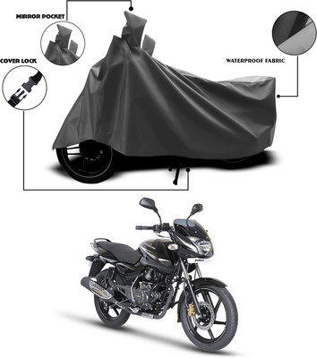 ANTHUB Waterproof Two Wheeler Cover for Bajaj(Pulsar 150, Grey)