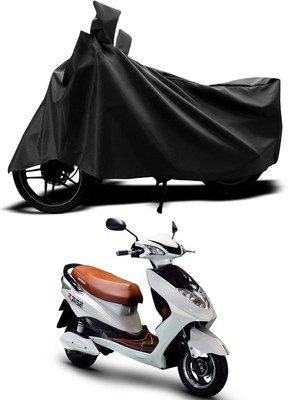 ANTHUB Two Wheeler Cover for Okinawa(Black)