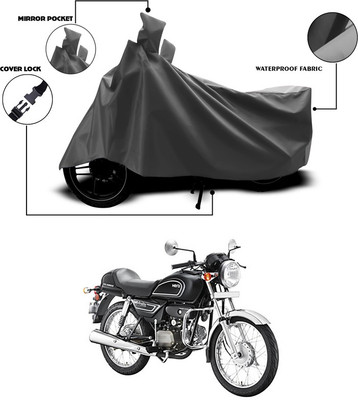SEBONGO Waterproof Two Wheeler Cover for Hero(Splendor Pro, Grey)