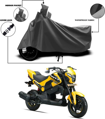 SEBONGO Waterproof Two Wheeler Cover for Honda(Navi, Grey)