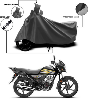 ANTHUB Waterproof Two Wheeler Cover for Honda(CD 110 Dream, Grey)