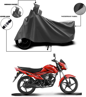 ANTHUB Waterproof Two Wheeler Cover for Suzuki(Hayate EP, Grey)