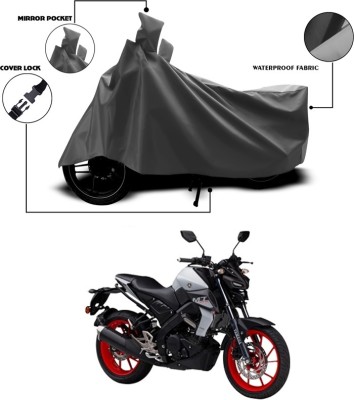 ANTHUB Waterproof Two Wheeler Cover for Yamaha(MT 15, Grey)