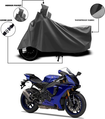 SEBONGO Waterproof Two Wheeler Cover for Yamaha(YZF R1, Grey)