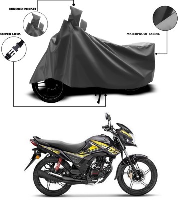 ANTHUB Waterproof Two Wheeler Cover for Honda(CB Shine SP, Grey)