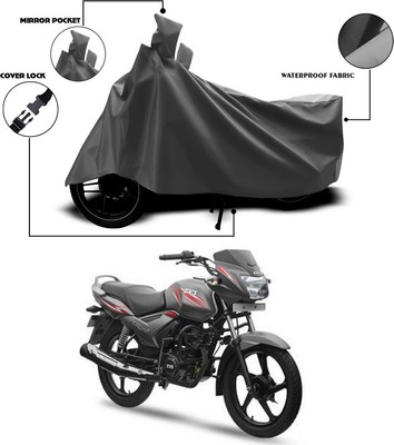 ANTHUB Waterproof Two Wheeler Cover for TVS(Star City Plus, Grey)