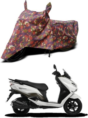 SEBONGO Two Wheeler Cover for Suzuki(Multicolor)