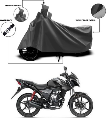 SEBONGO Waterproof Two Wheeler Cover for Honda(CB Twister, Grey)