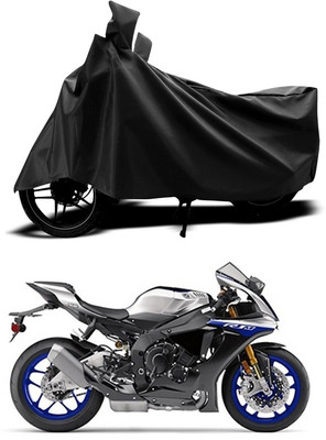 ANTHUB Two Wheeler Cover for Yamaha(Black)