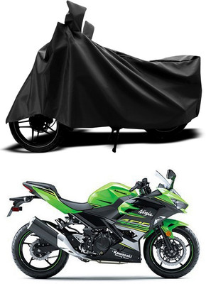 ANTHUB Two Wheeler Cover for Kawasaki(Black)