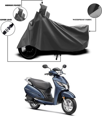 ANTHUB Waterproof Two Wheeler Cover for Honda(Activa 125, Grey)