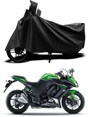 ANTHUB Two Wheeler Cover for Kawasaki(Black)