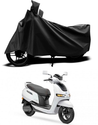 ANTHUB Two Wheeler Cover for TVS(Black)