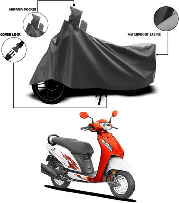 ANTHUB Waterproof Two Wheeler Cover for Honda(Activa, Grey)
