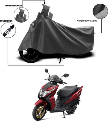 ANTHUB Waterproof Two Wheeler Cover for Honda(Dio, Grey)