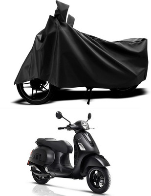 ANTHUB Two Wheeler Cover for Vespa(Black)