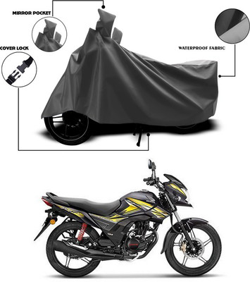 SEBOMGO Waterproof Two Wheeler Cover for Honda(CB Shine SP, Grey)