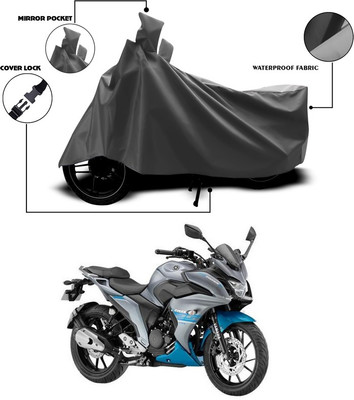 ANTHUB Waterproof Two Wheeler Cover for Universal For Bike(Grey, Grey)