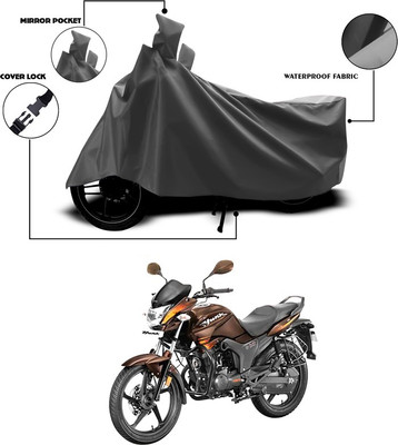 ANTHUB Waterproof Two Wheeler Cover for Hero(Hunk, Grey)